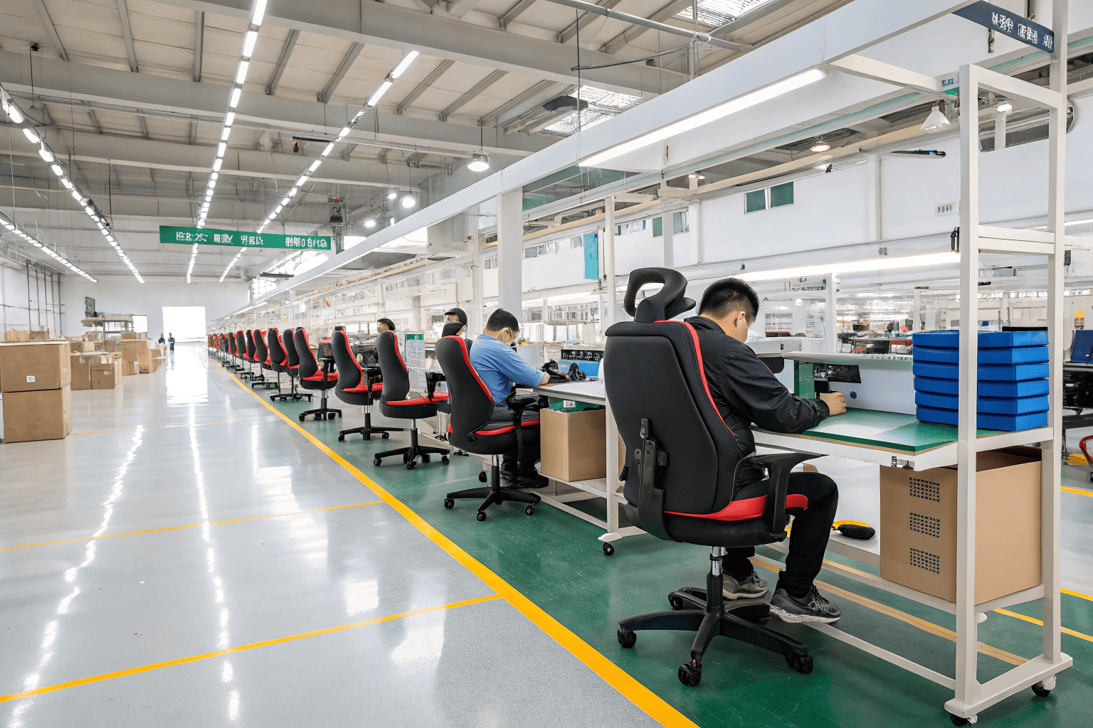 Office chair factory in China