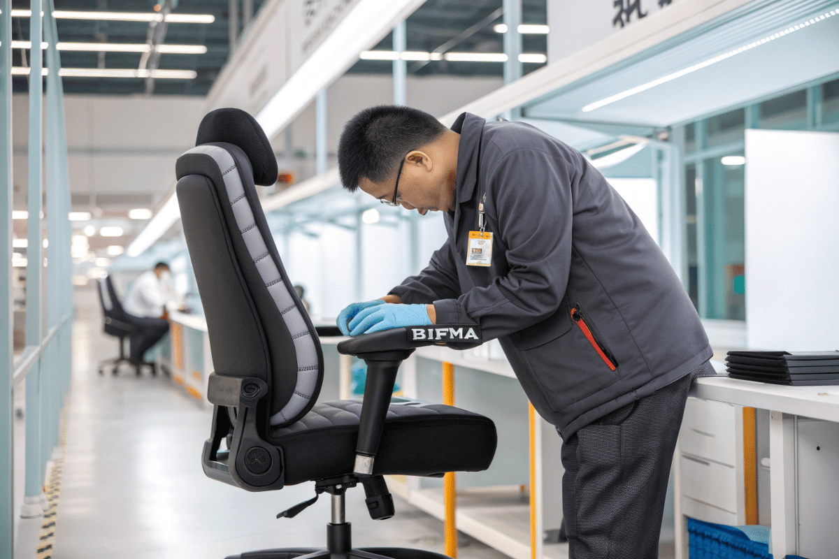 quality control chinese furniture factory