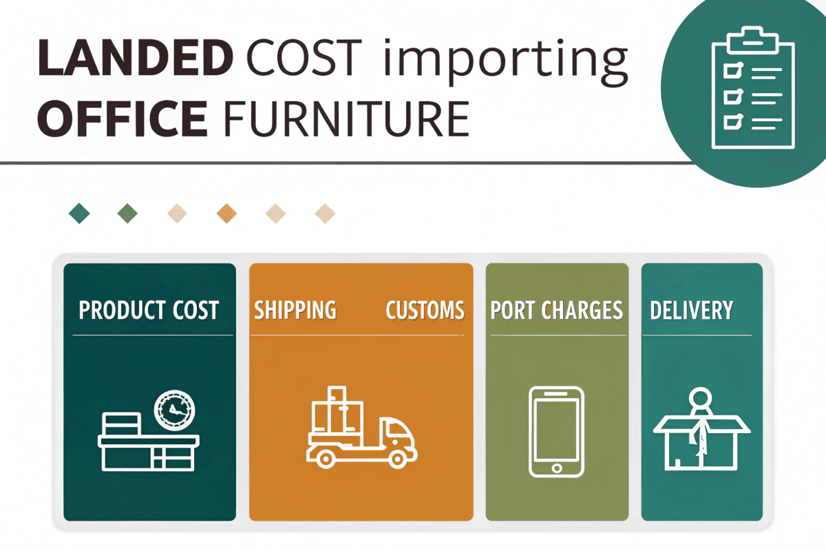 landed cost elements for office furniture