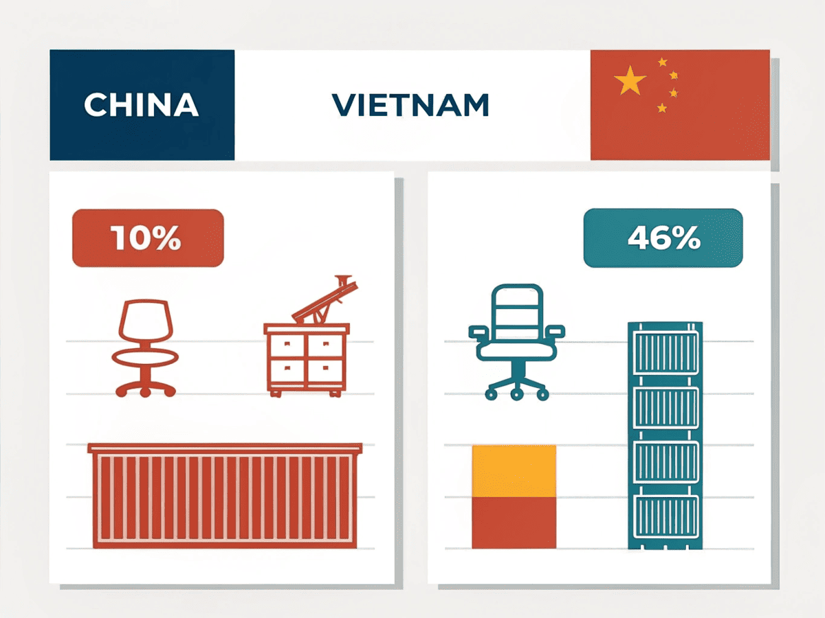 china vs vietnam furniture cost comparison