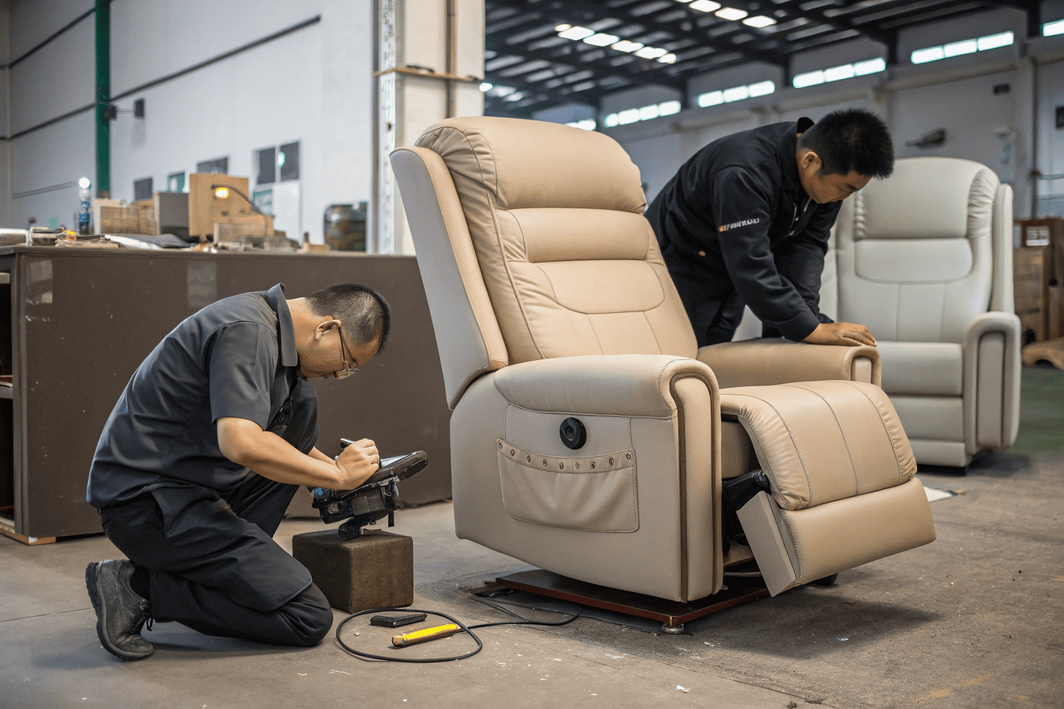 repairing manual and electric recliner mechanisms