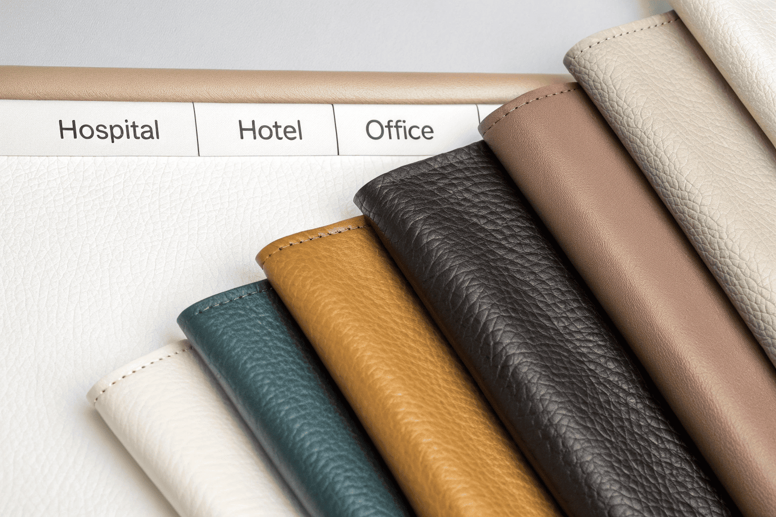 Upholstery materials by setting